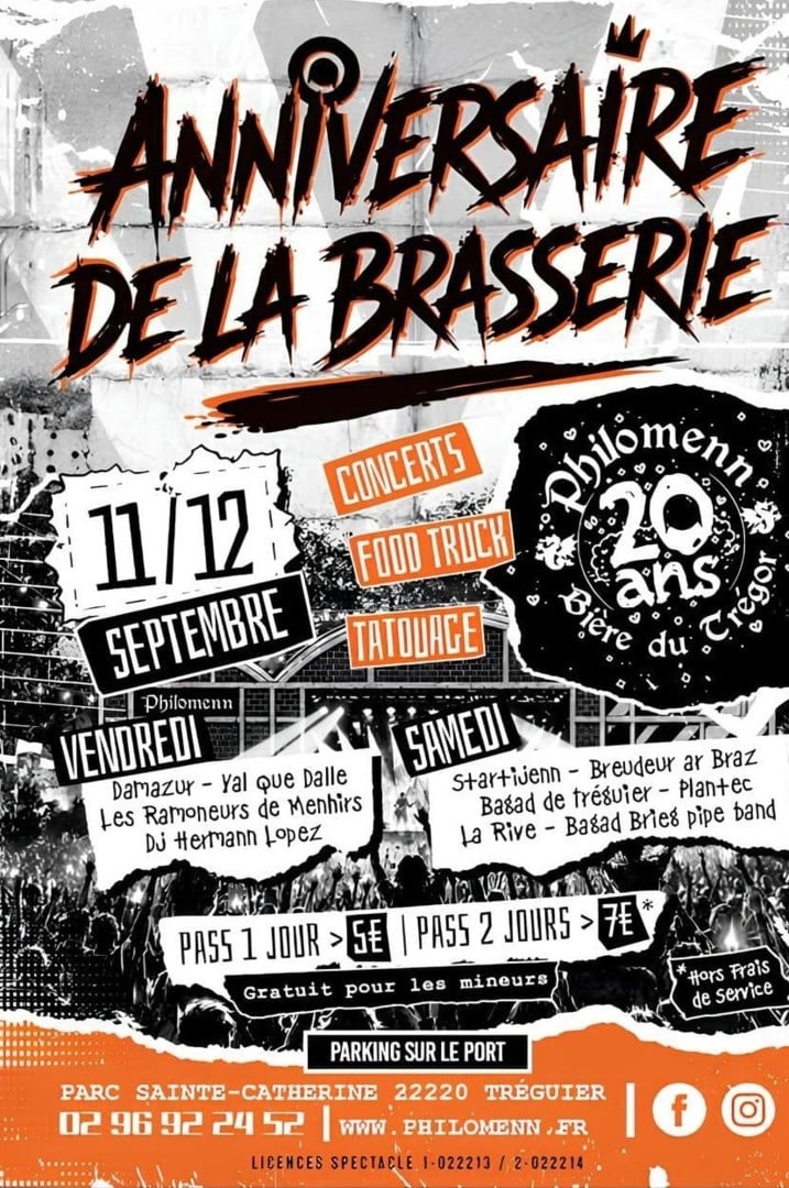 Les 20 ans de la Brasserie Philomenn : deux jours de fête à Tréguier
