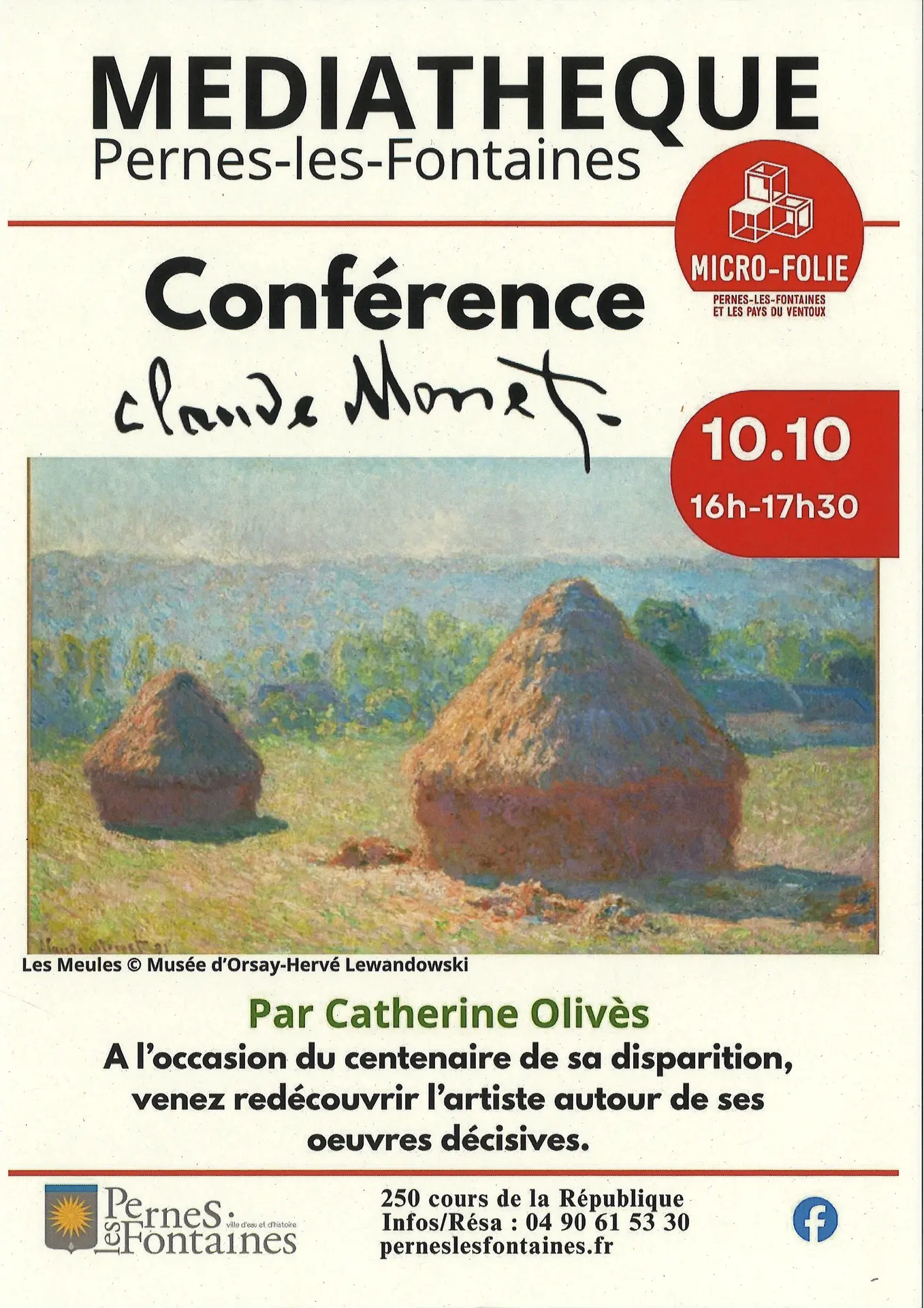 Conférence : Claude Monet
