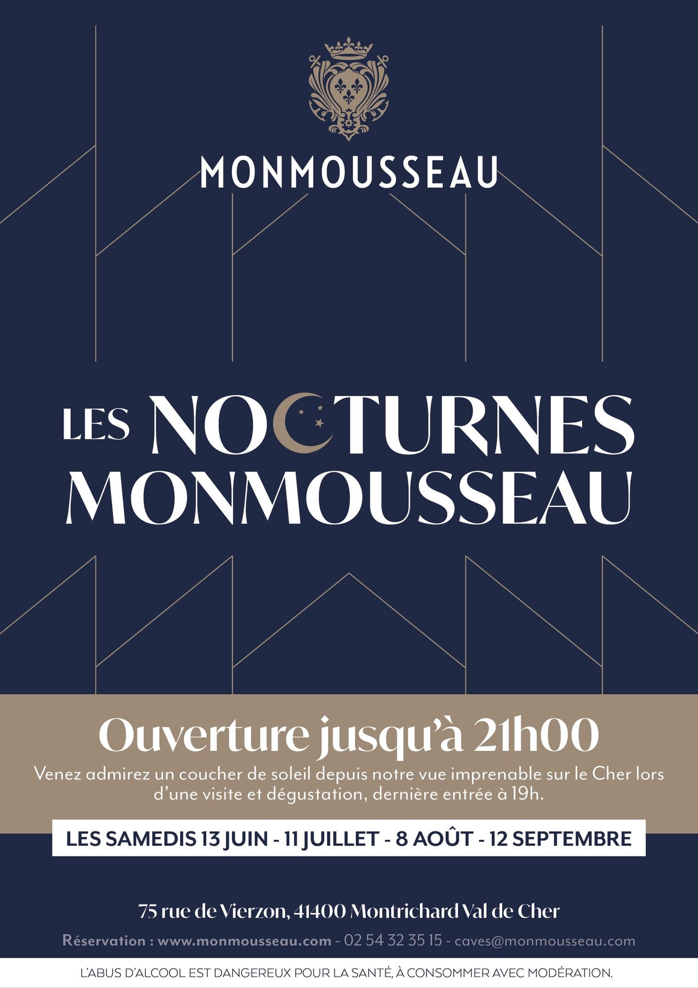 Nocturnes aux Caves Monmousseau à Montrichard
