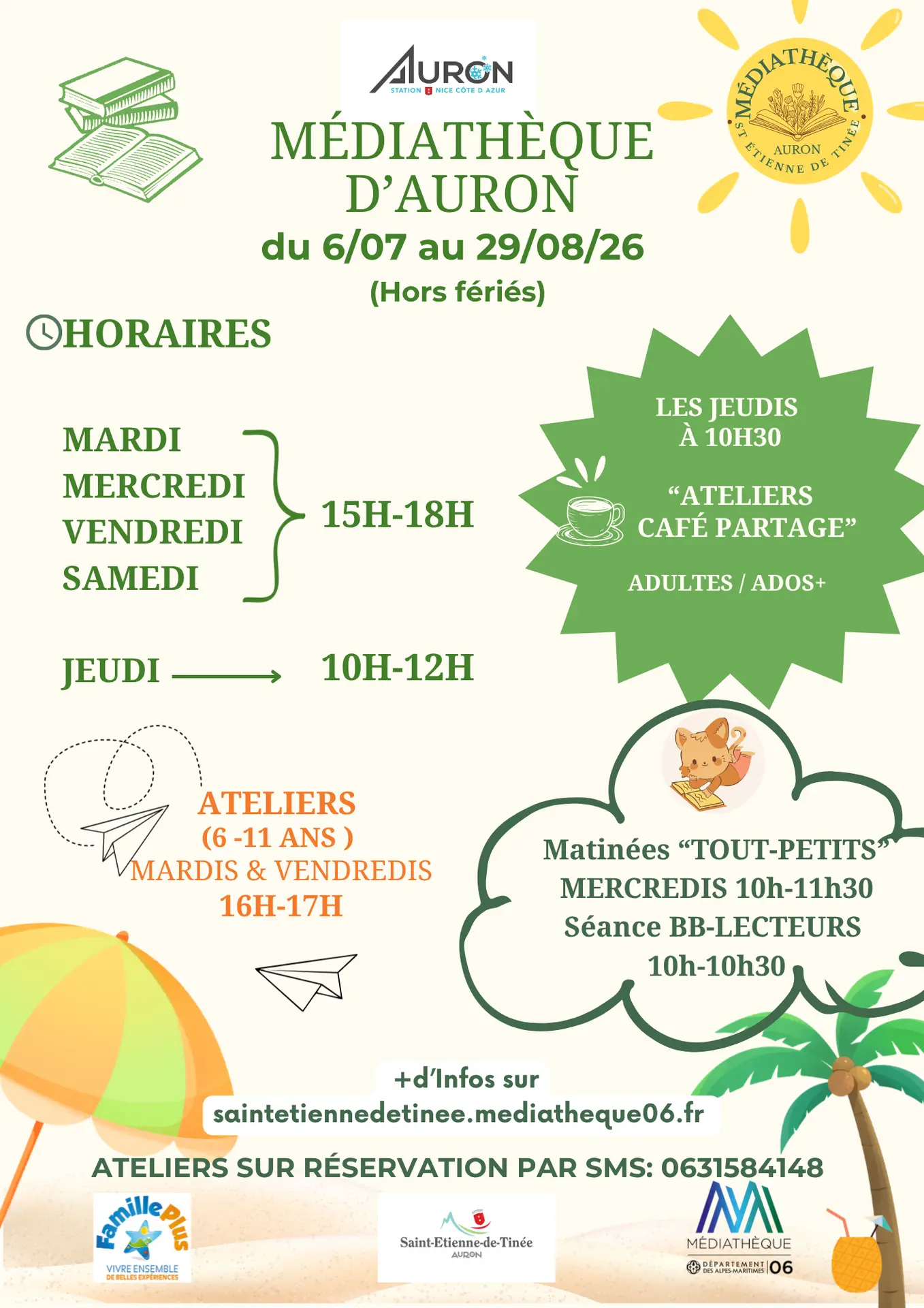 Ateliers créatifs enfants Auron