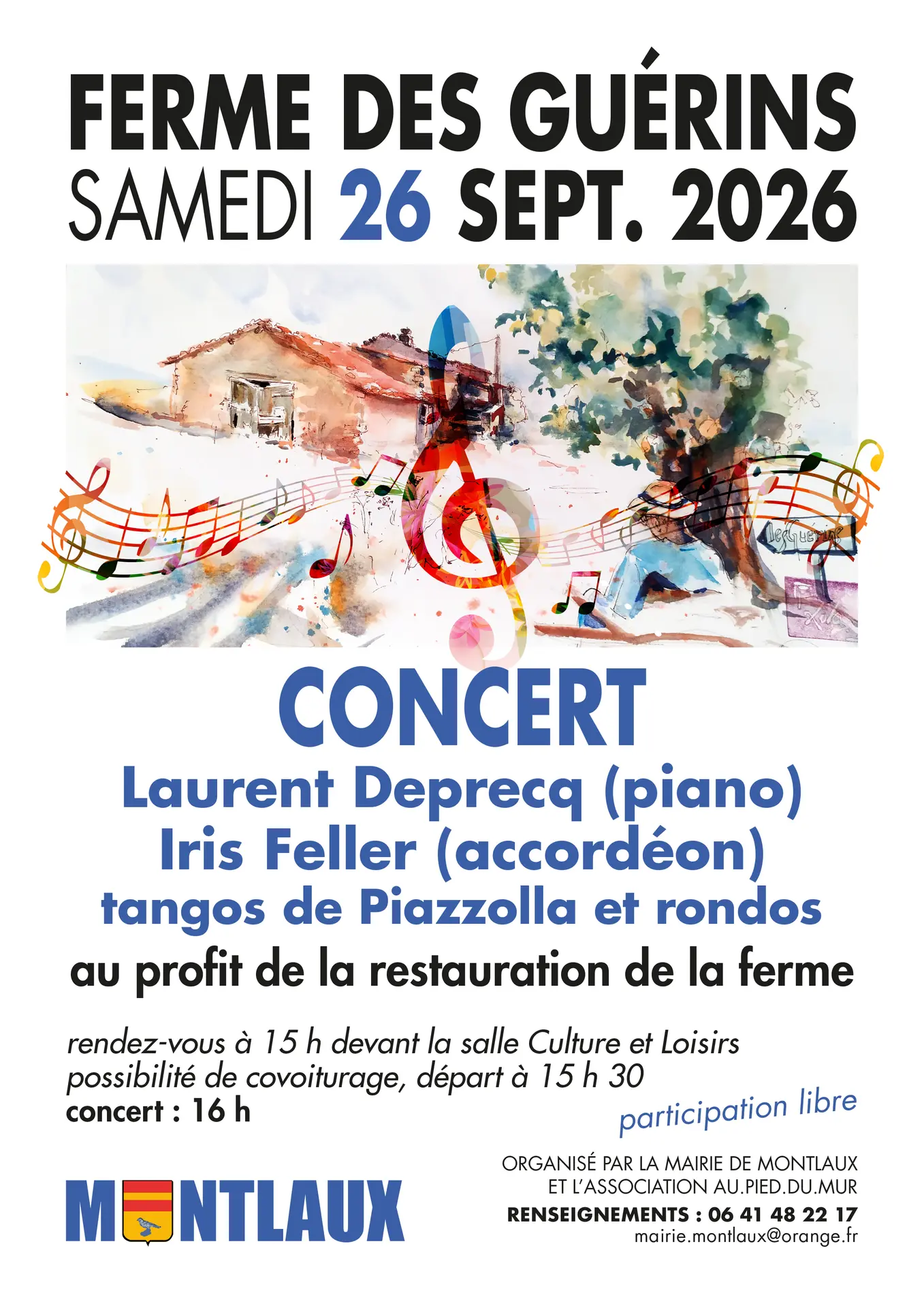 Concert piano accordéon, piazzolla et classique