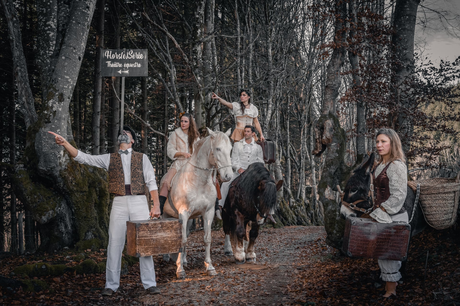 Théâtre équestre Hors(e) série - notes en cavale