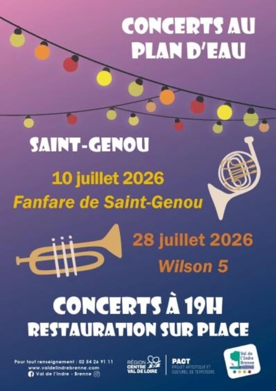 Apéros concerts au plan d'eau