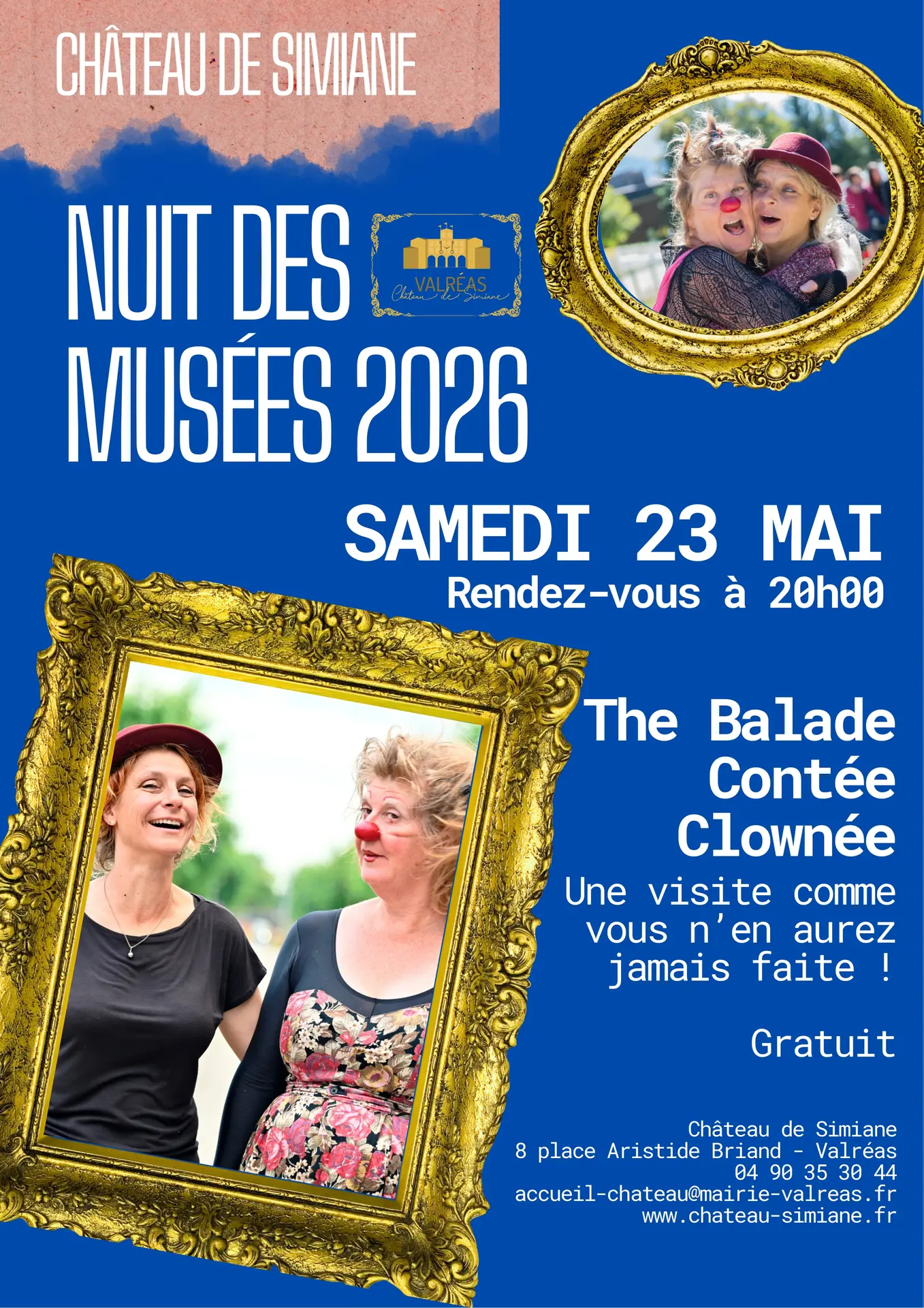 Balade contée et clownée pour la Nuit des Musées