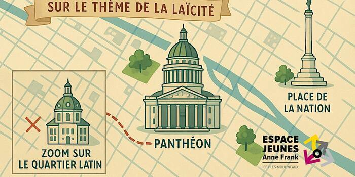 Déambulation parisienne et laïcité