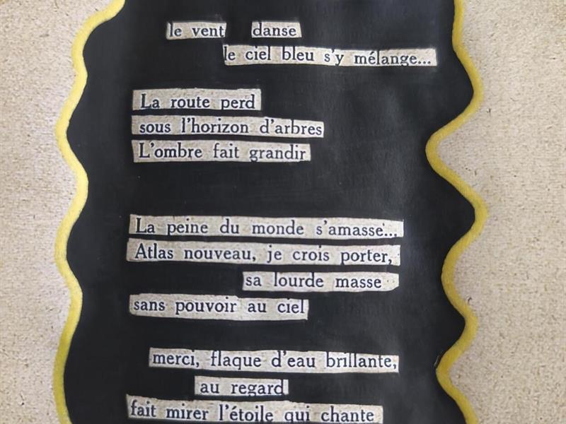 Jeune public - Atelier de caviardage autour des poèmes de Jean Vodaine