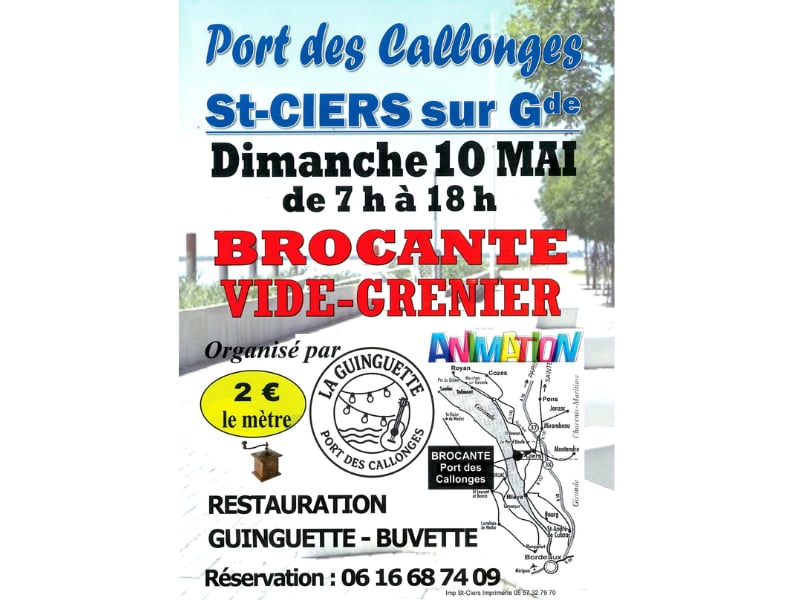 Brocante - Vide Grenier à Saint-Ciers sur Gironde