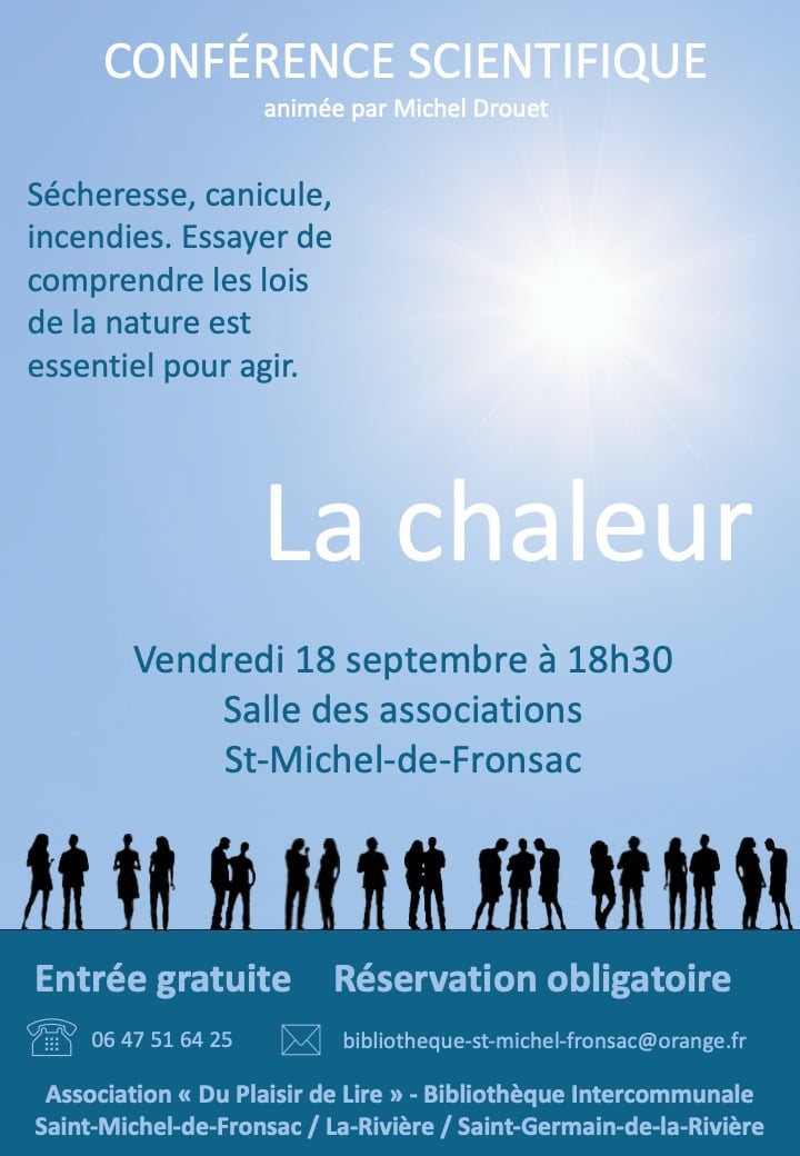 Conférence scientifique LA CHALEUR