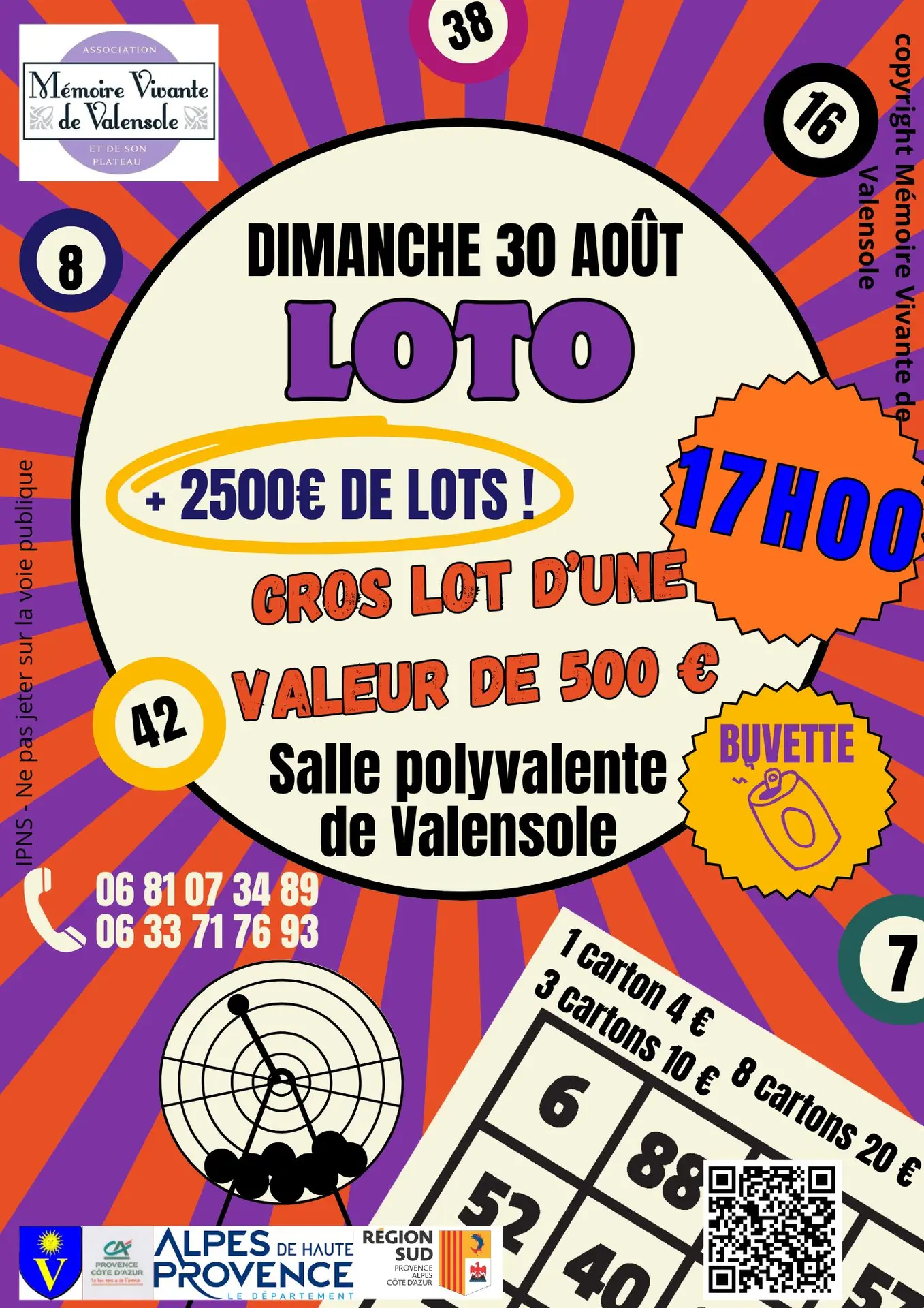 Grand loto du mois d'août