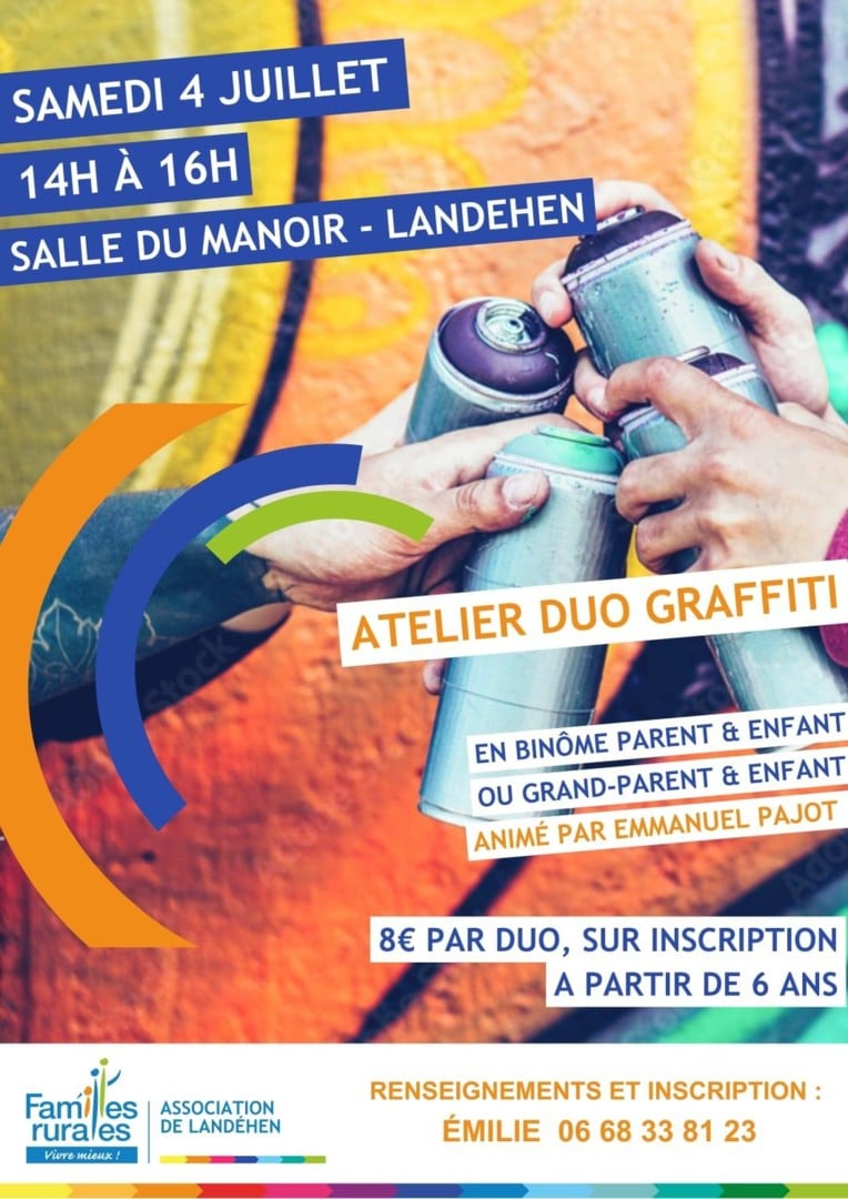 Atelier duo graffiti