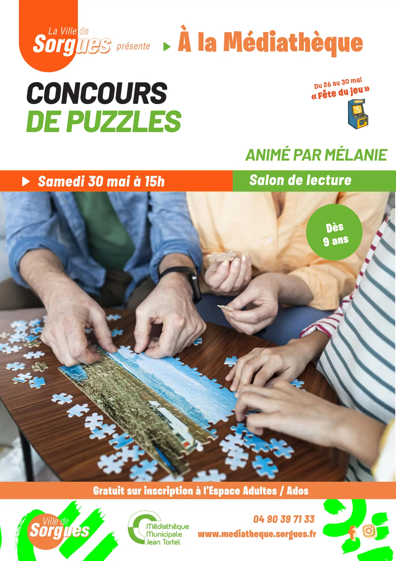 Atelier - Concours de puzzles