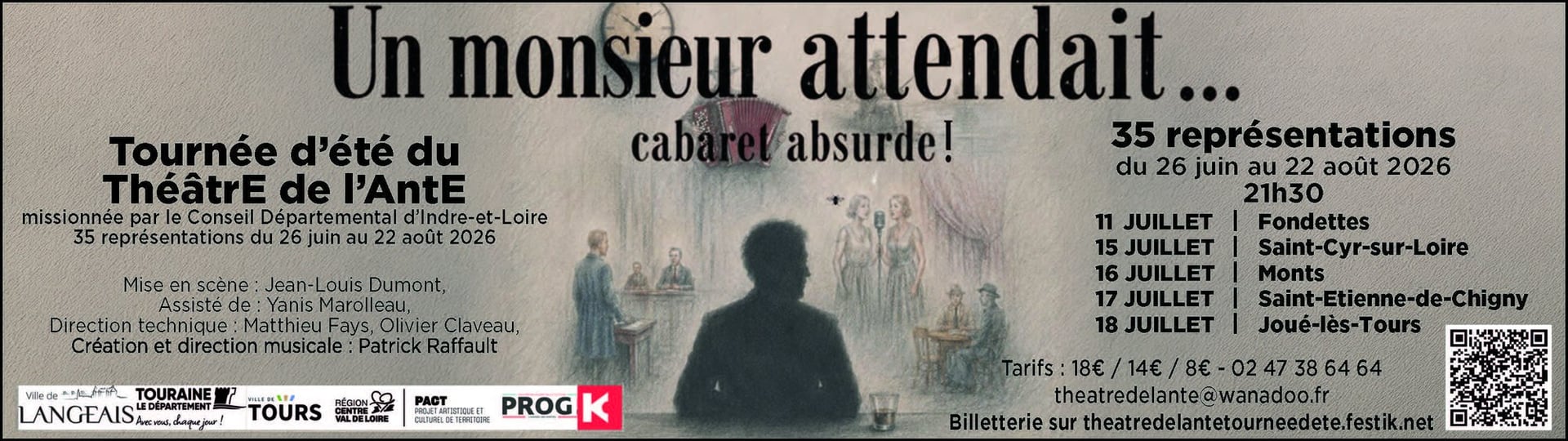 Tournée d'été du Théâtre de l'Ante : "Un Monsieur attendait..."