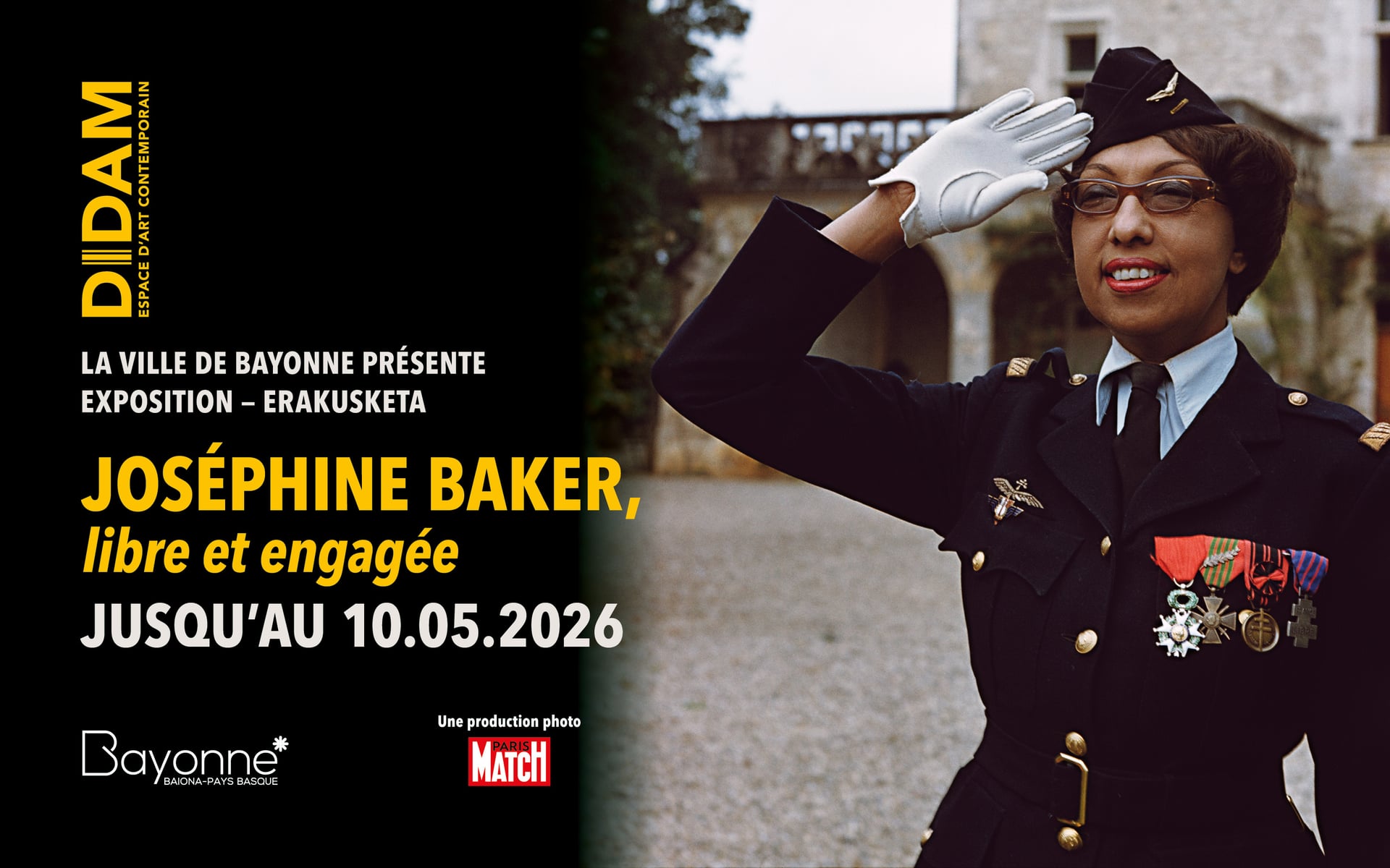 Exposition au DIDAM "Joséphine BAKER, libre et engagée"