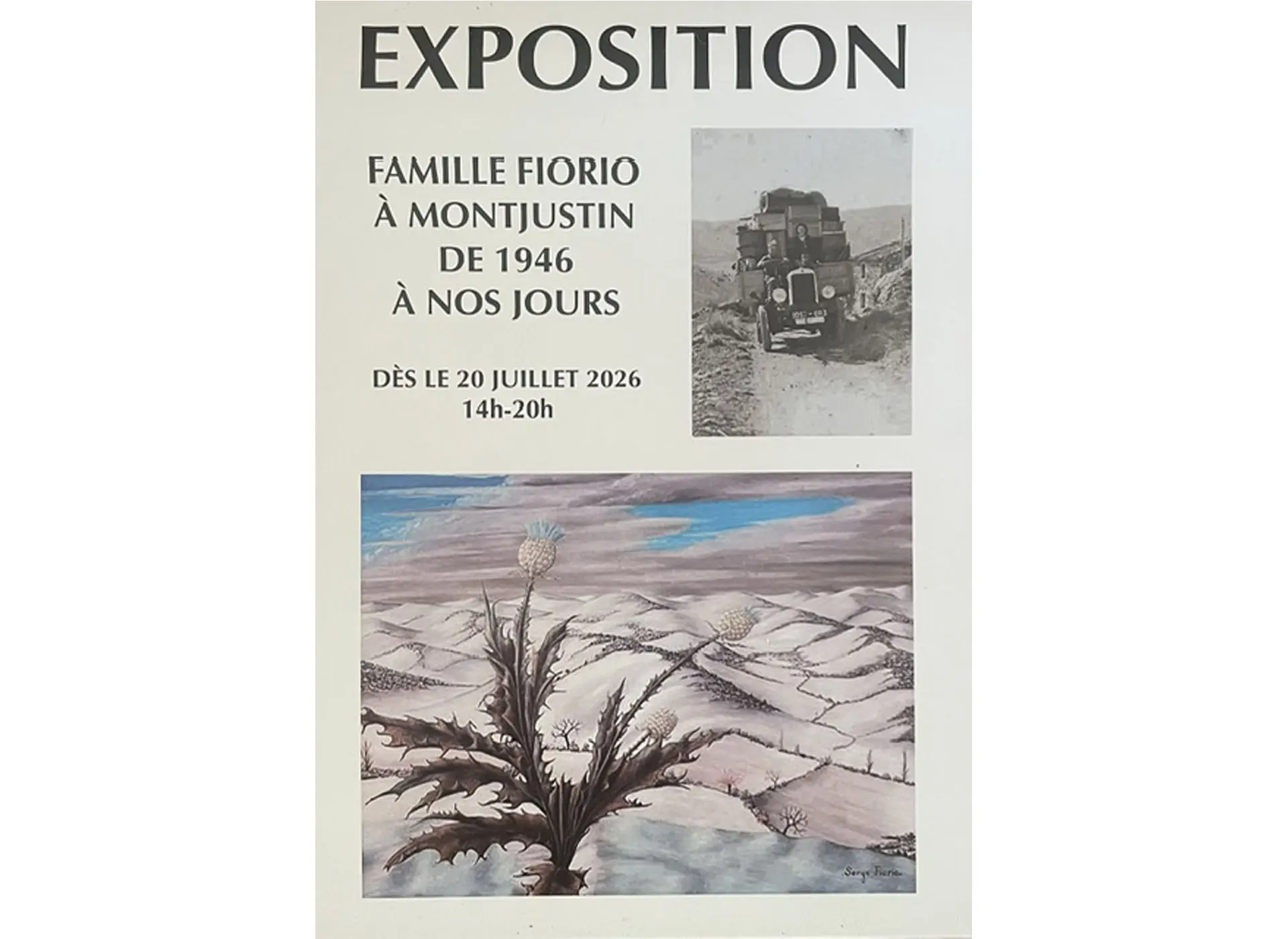Exposition Famille Fiorio à Montjustin