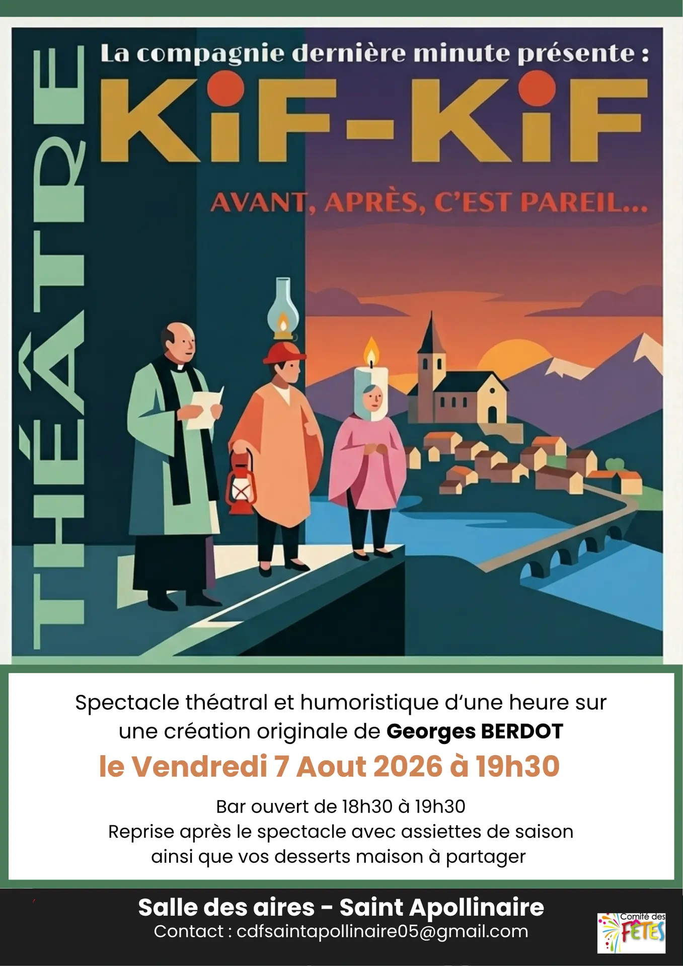 Soirée théâtre "Kif-Kif"