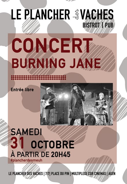 Concert Avec Burning Jane