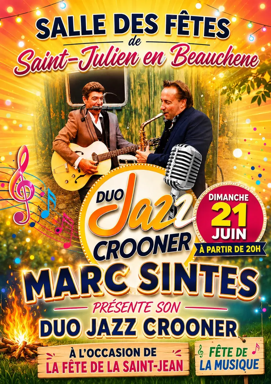 "Duo Jazz Crooner" avec Marc Sintes
