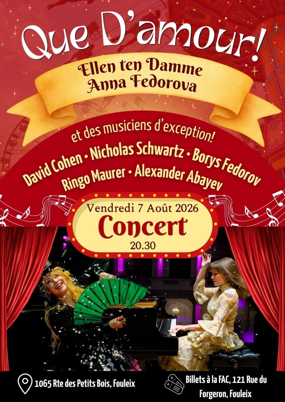 Concert du groupe "Que d'amour"