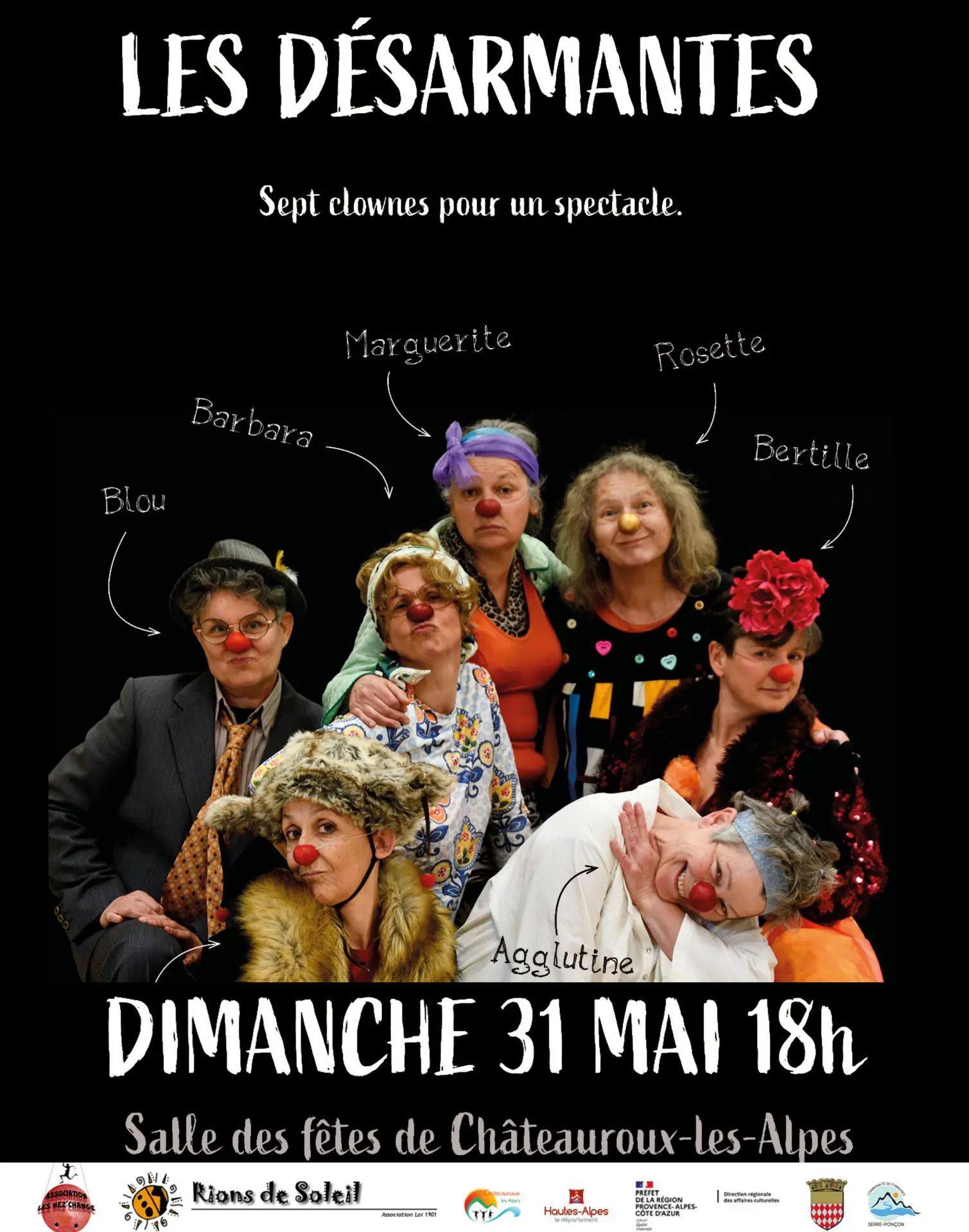Les Désarmantes - 7 clownes pour un spectacle