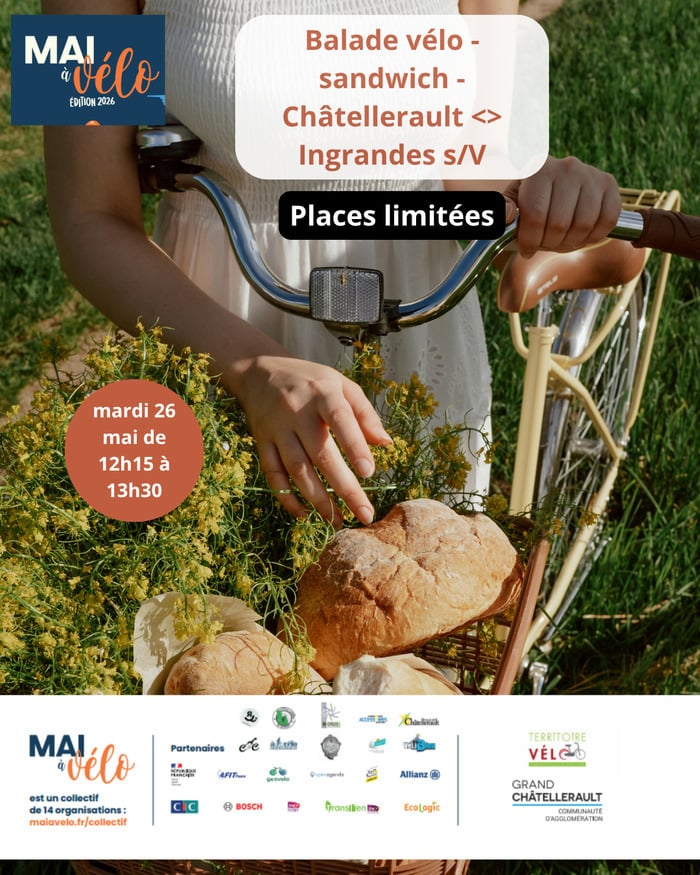 Balade Vélo-Sandwich - Châtellerault <> Ingrandes