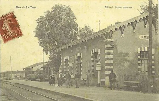 L'arrivée du train sous Napoléon III