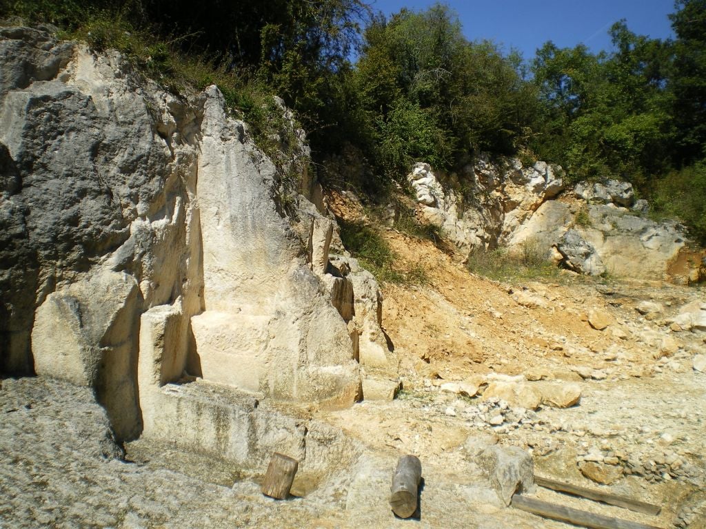 Une carrière au temps des Gallo-Romains