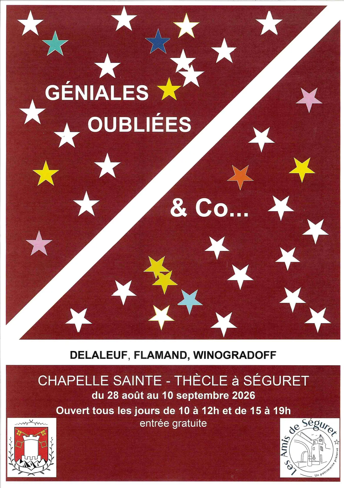 Exposition "Géniales Oubliées" - Chapelle Saint -Thècle