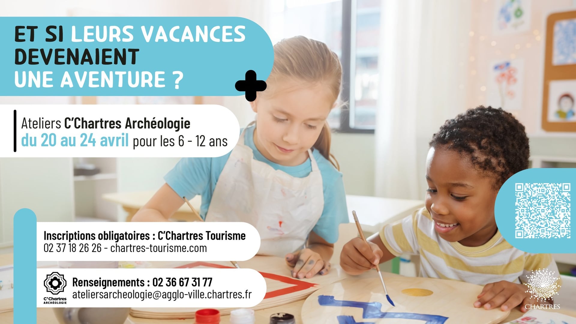 Ateliers archéologie 9-12 ans : créer son vitrail