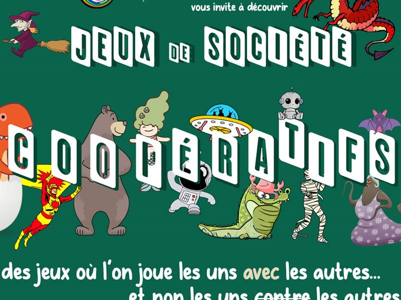 Après-midis jeux de société coopératifs