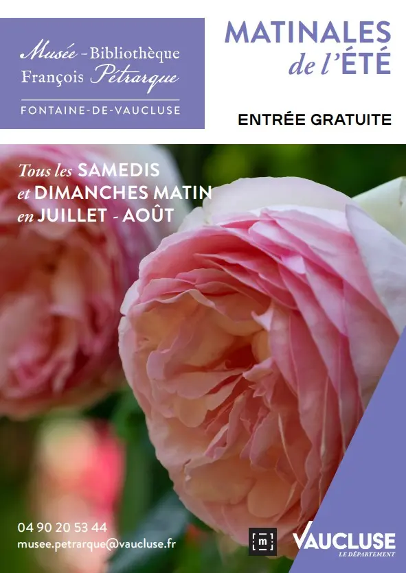 Les matinales de l'été au musée ! (Musée Pétrarque)