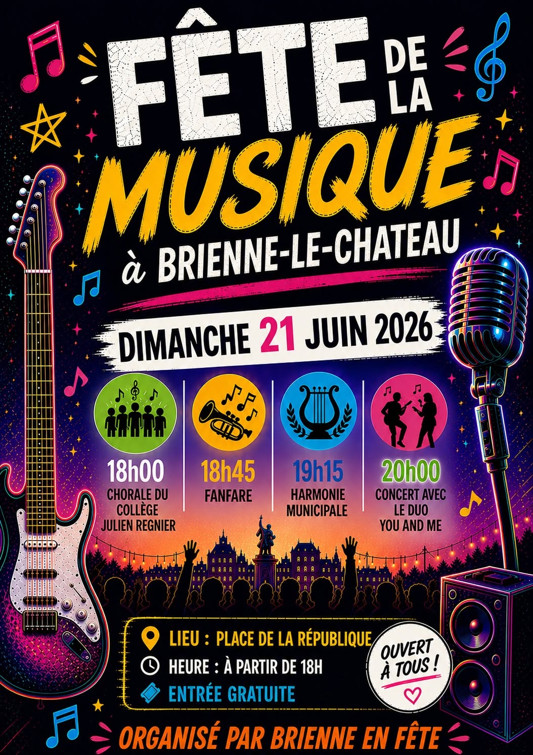 Fête de la musique à Brienne-le-Château