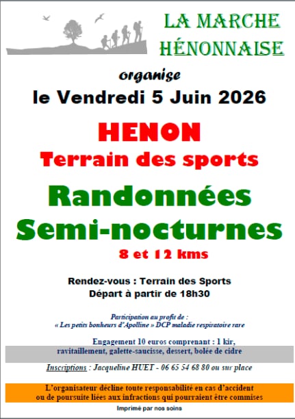 Randonnées semi-nocturnes