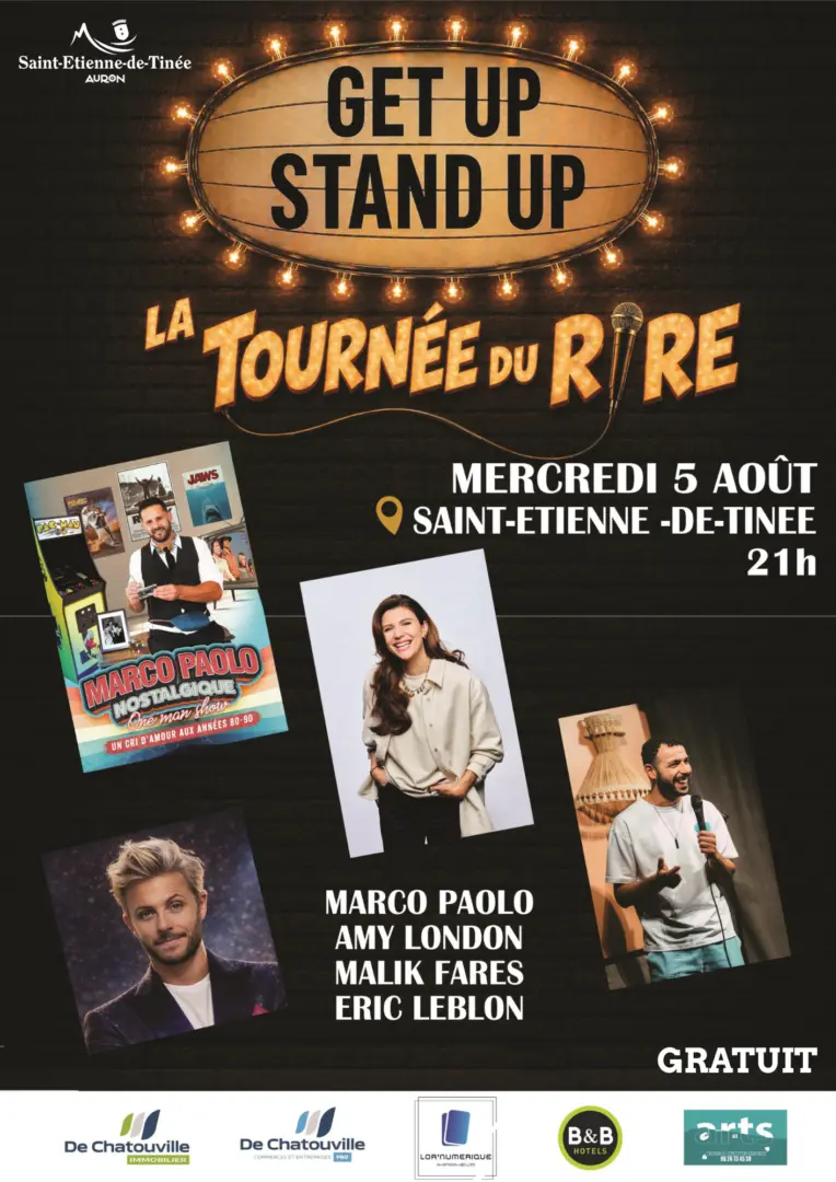Get up – Stand up “La Tournée du Rire”