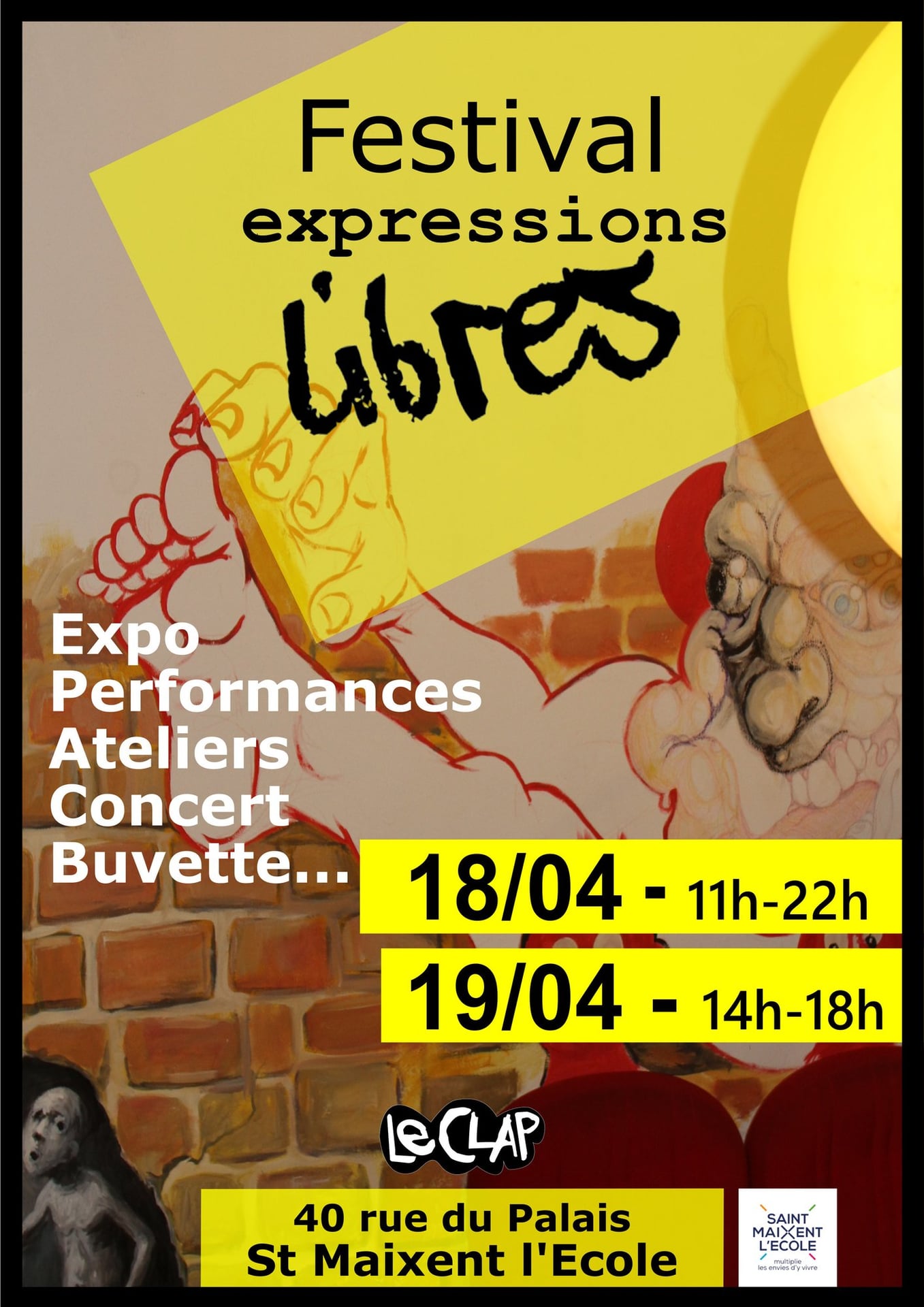 Festival "Expressions Libres" au Clap !