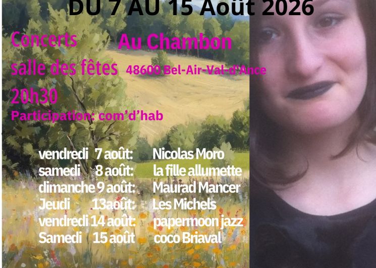 FESTIVAL CHANSONS EN LIBERTÉ
