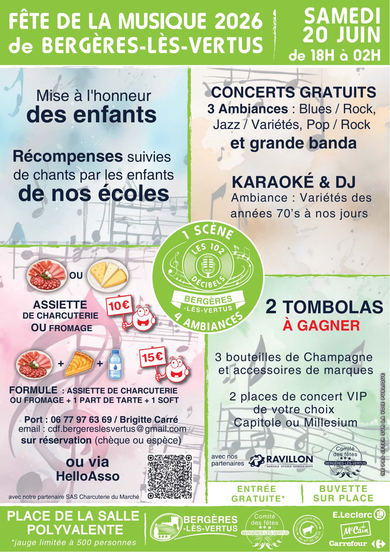 Les 102 Décibels - Bergères-Lès-Vertus - Fête de la musique 2026