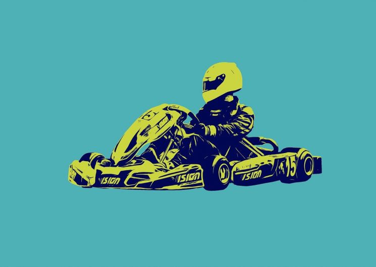 Troisième édition de la course de slalom de karting de Labastide-Murat