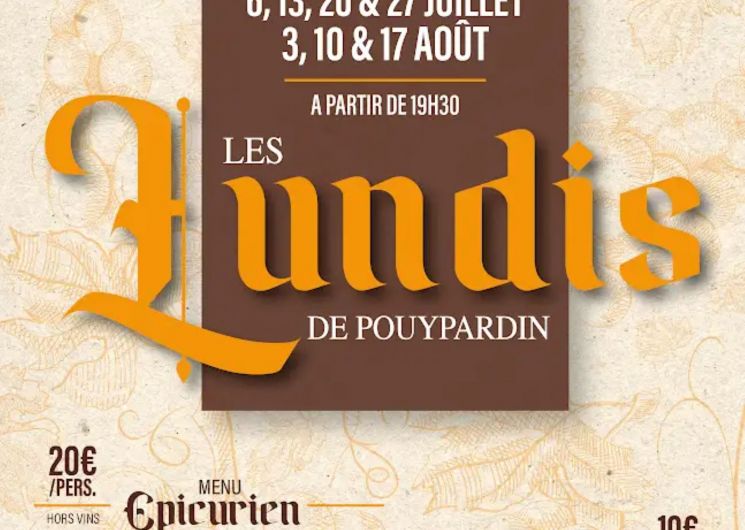 Domaine de Pouypardin : Les soirées estivales du lundi