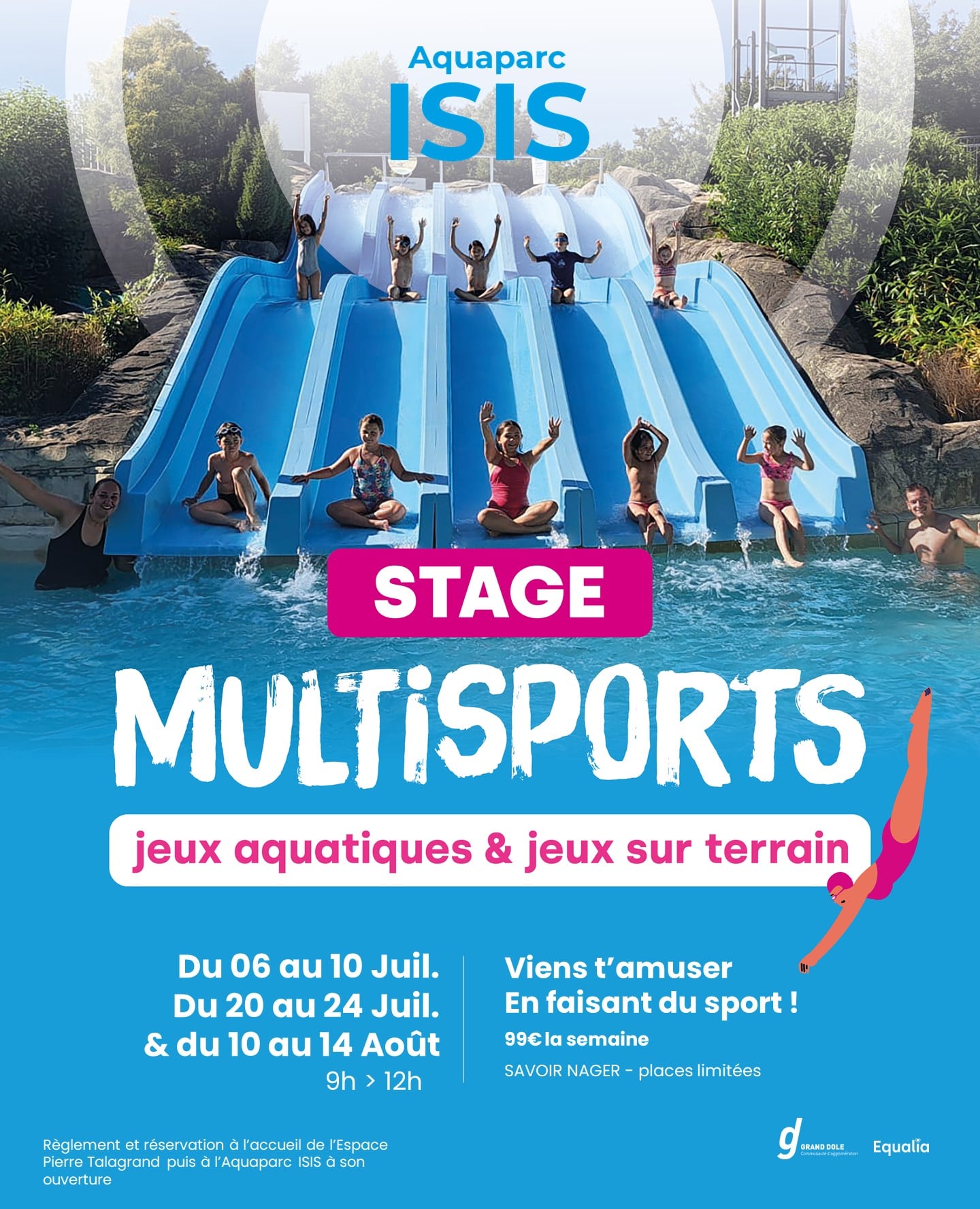 Stage Sportif Aquaparc ISIS