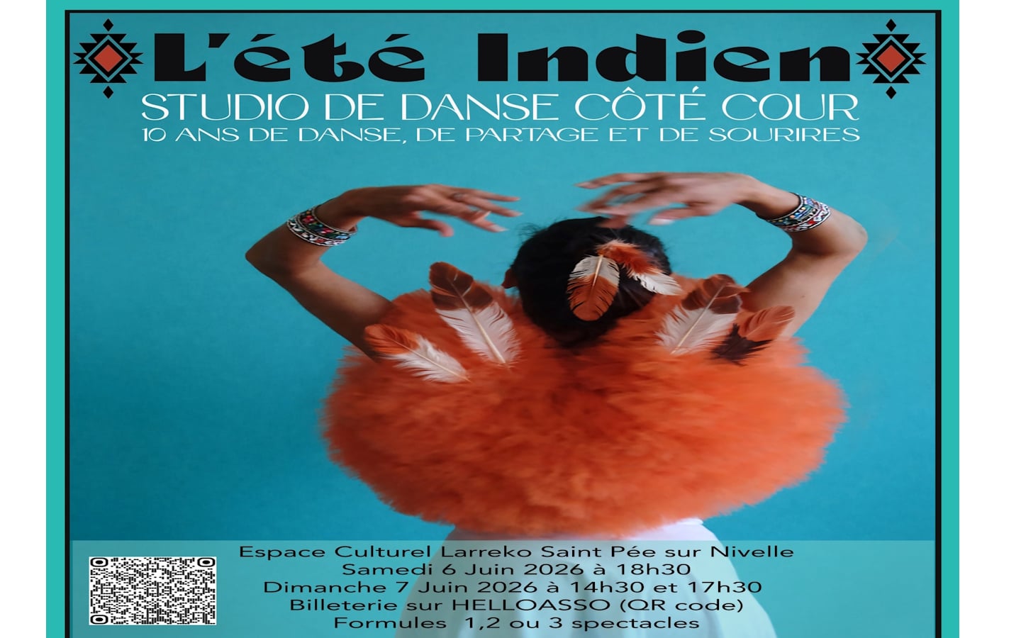 Spectacle "L'été Indien" par l'association "Studio de Danse côté cour"