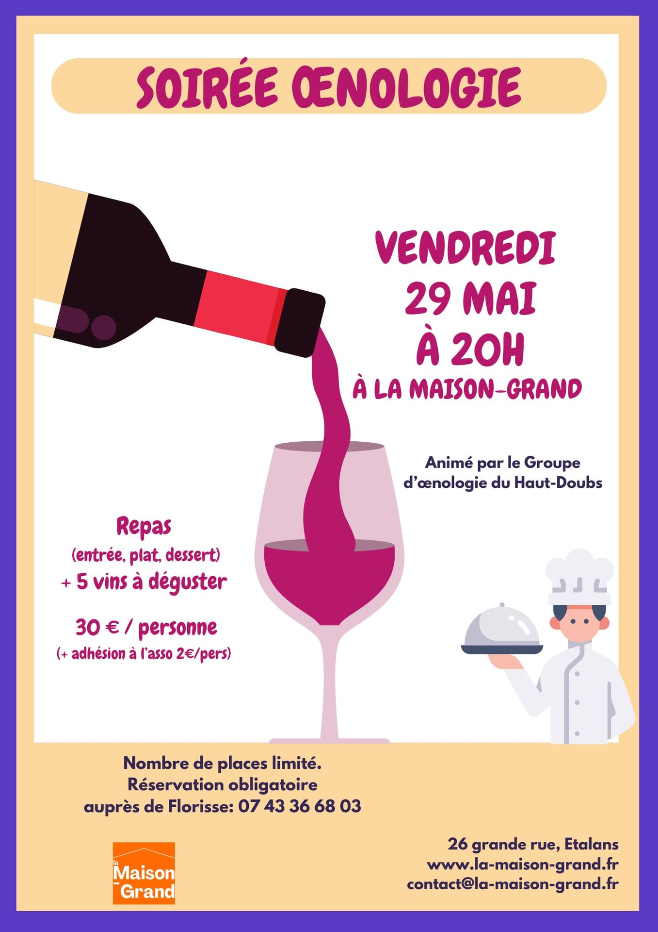 Soirée oenologie