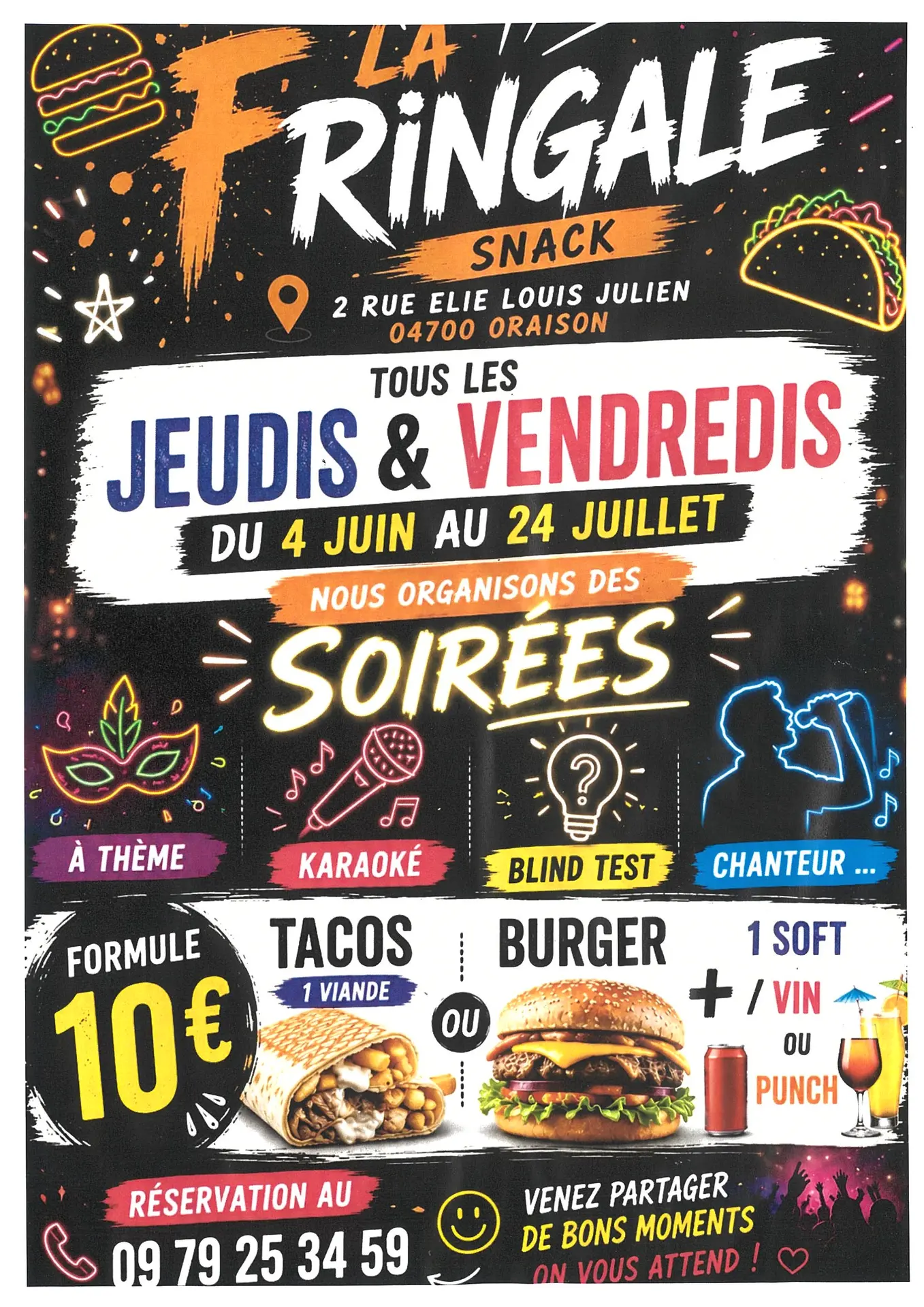 Les soirées de la Fringale