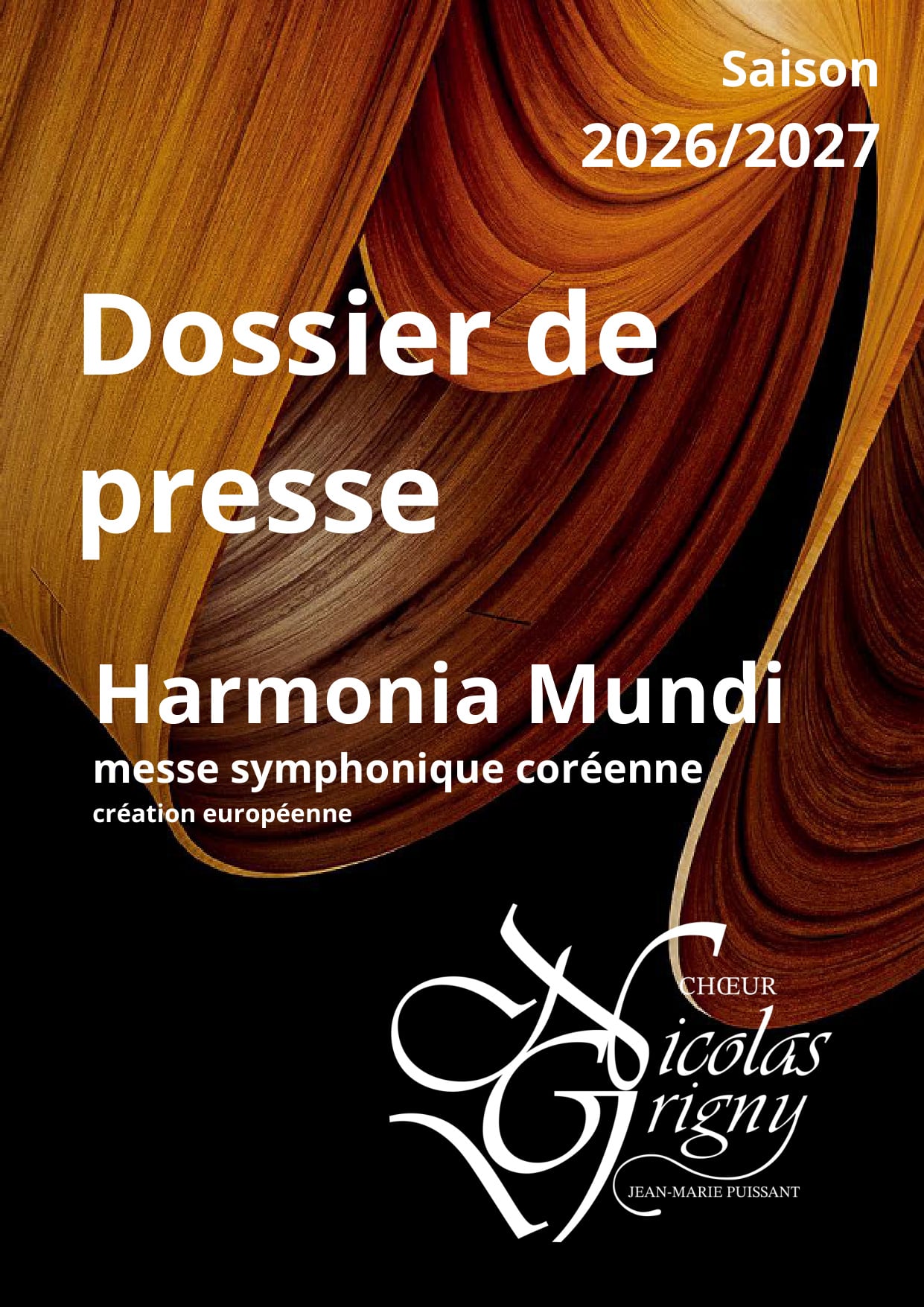 HARMONIA MUNDI messe symphonique coréenne par le Choeur Nicolas de Grigny et Orchestre Symphonique Champ'Ardaisne
