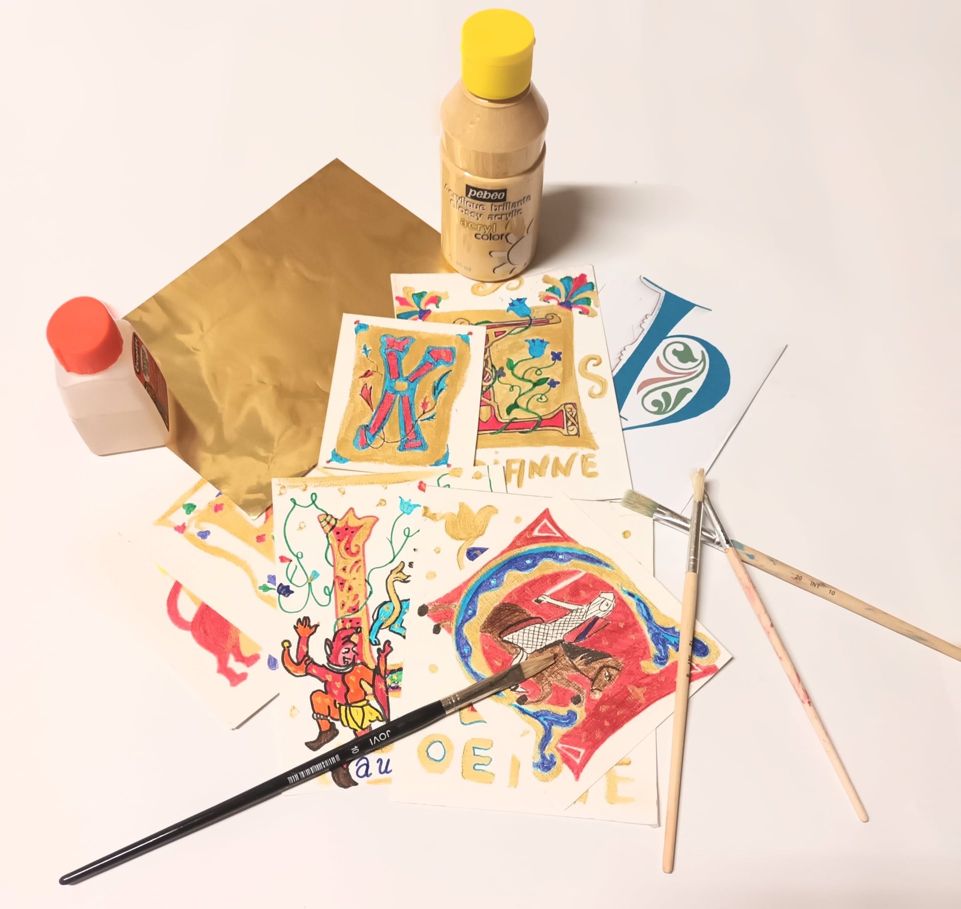 Atelier enfants "La vie des moines - Atelier lettrines enluminées"