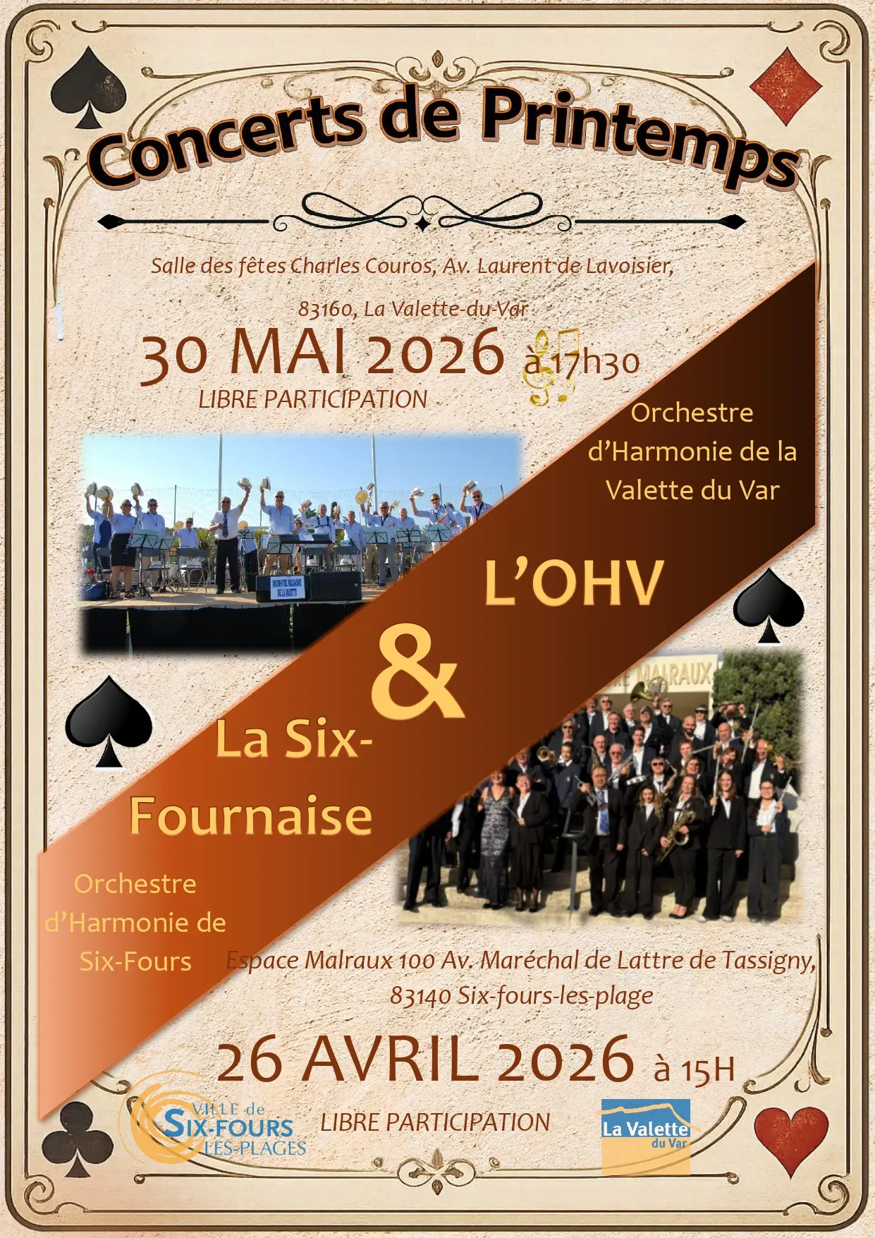 Concert de Printemps de l'Orchestre d'Harmonie de La Valette