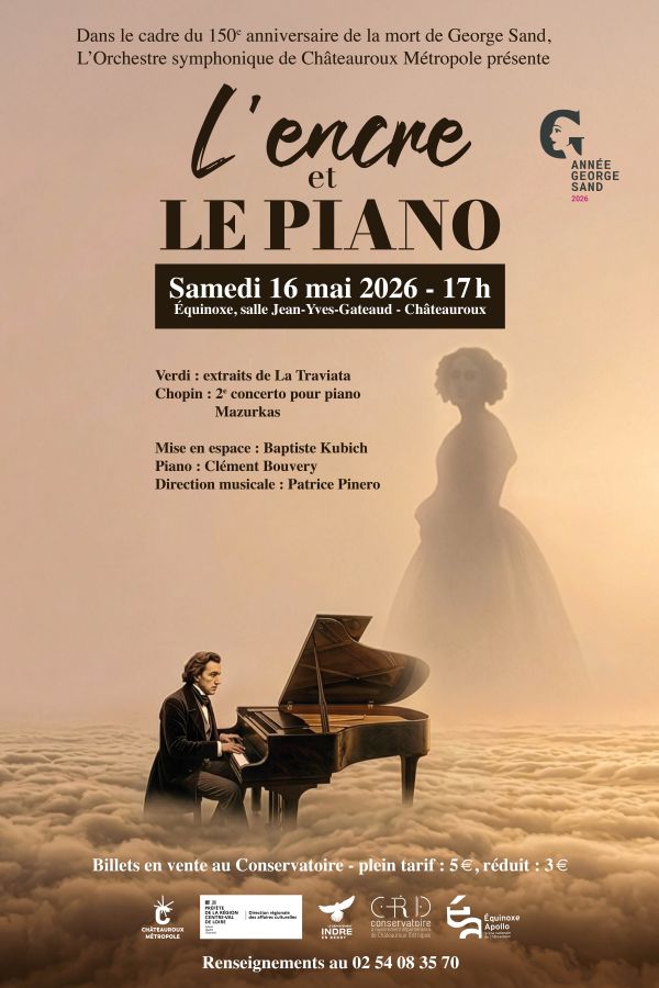 Spectacle "L'Encre et le piano"