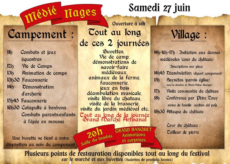 Medié-Nages – Le festival médiéval de Nages