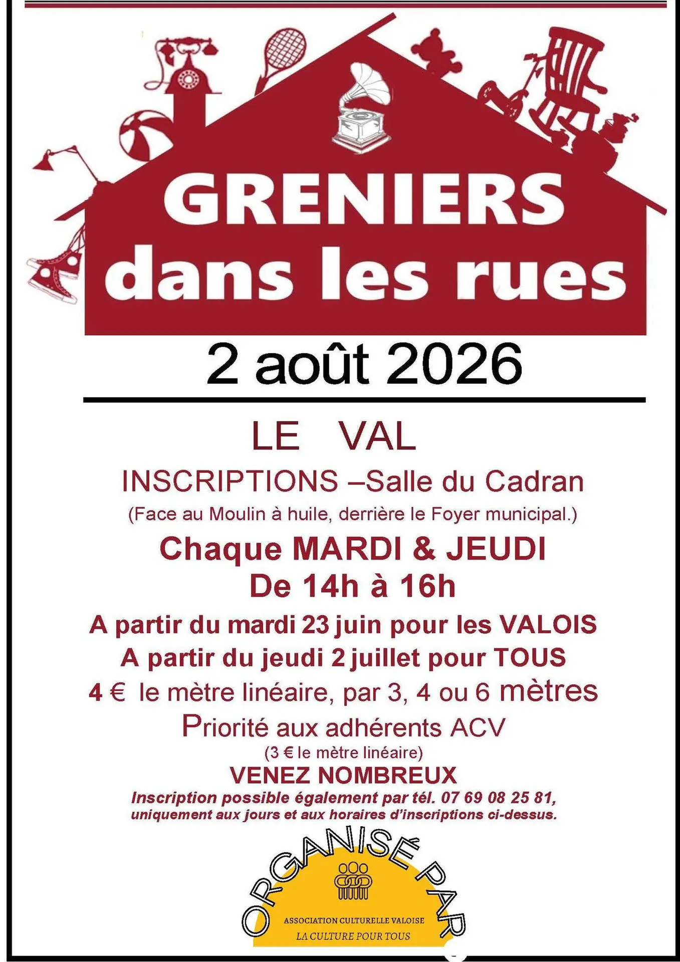 Greniers dans lles rues