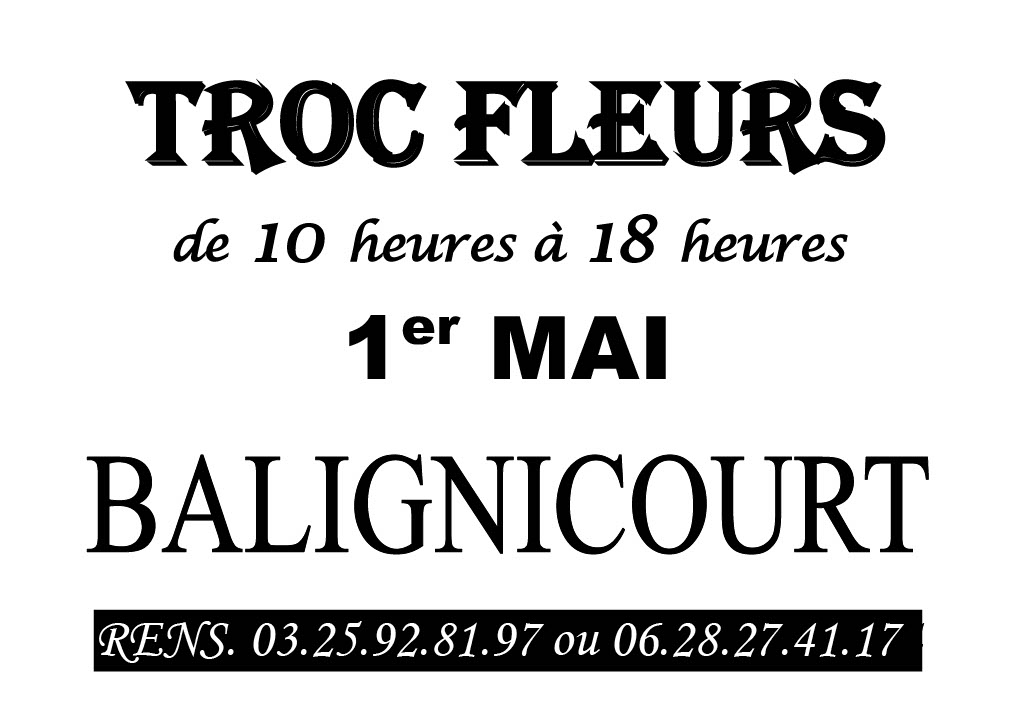 Troc fleurs
