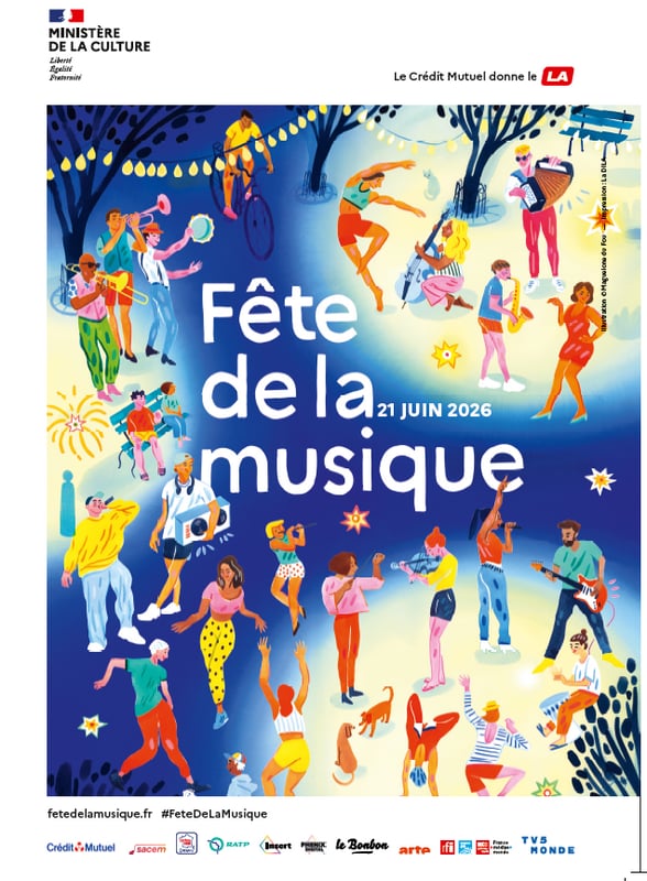 Fête de la musique, feu de la Saint Jean